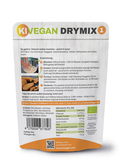Drymix 1 - vegane Bio Fertigmischung