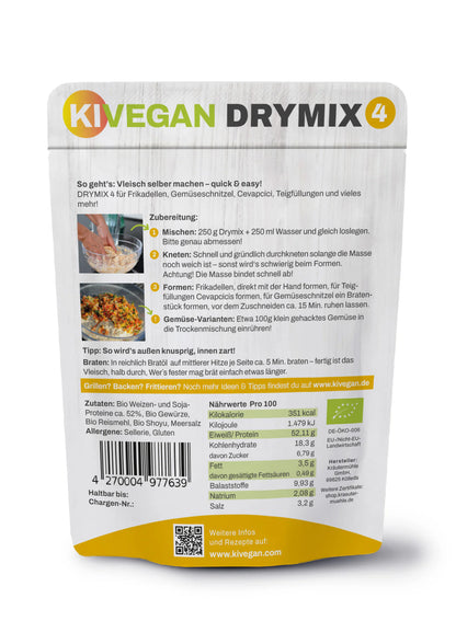 Drymix 4 - vegane Bio Fertigmischung