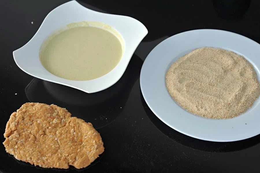 Schnitzel panieren aus DRYMIX 1