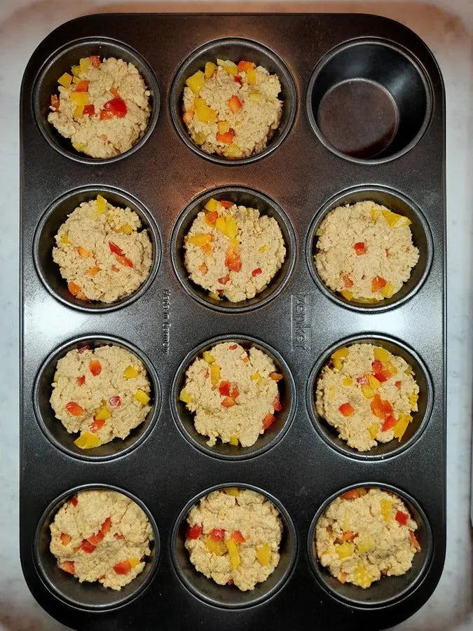 backen 13 gemuese muffin form