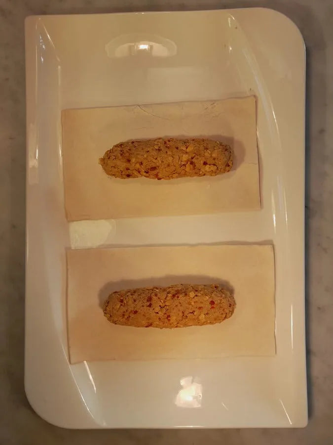 einbacken 14 cevapcici im teig